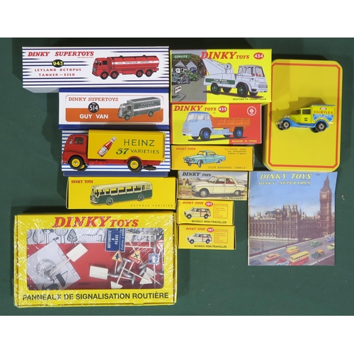 402 - A collection of boxed replica Dinky model vehicles by Editions Atlas, to include 434 Bedford T.K. Cr... 