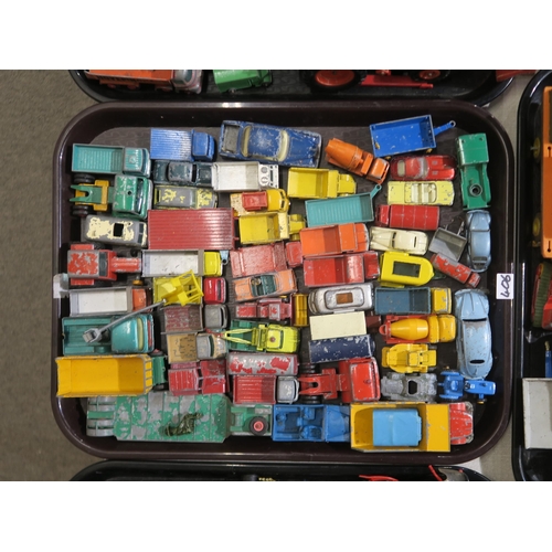 406 - A large collection of play-worn model vehicles, with Matchbox, Dinky and Corgi examples etc. 