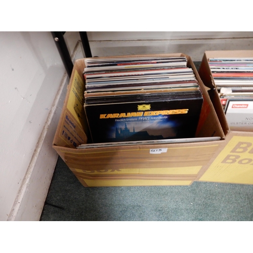 415 - Vinyl Records a collection of mostly orchestral and classical vinyl LP records to include pop, easy ... 