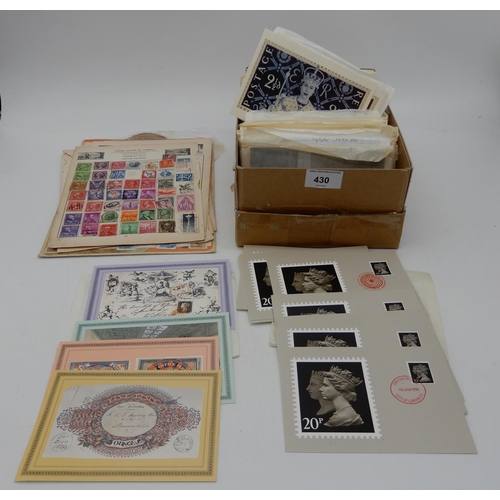 430 - British Philatelic Bureau First Day Of Issue Post Cards to include 1/d black 150th Commemorative Iss... 