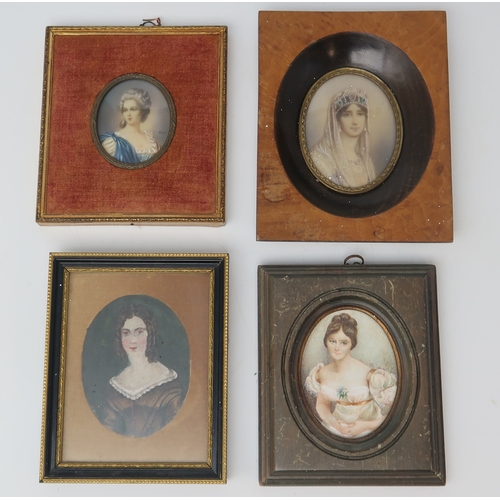 3021 - A QUANTITY OF MISCELLANEOUS DECORATIVE PORTRAIT MINIATURES (19/20thC) (16)Cites 9XOBNGQR... 