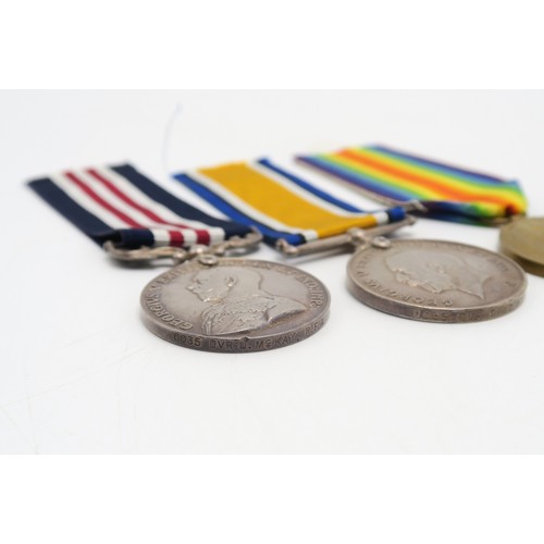 2624 - A WW1 MILITARY MEDAL GROUP OF FOUR AWARDED TO 6035 DRIVER OWEN McKAY, ROYAL FIELD ARTILLERYComprisin... 