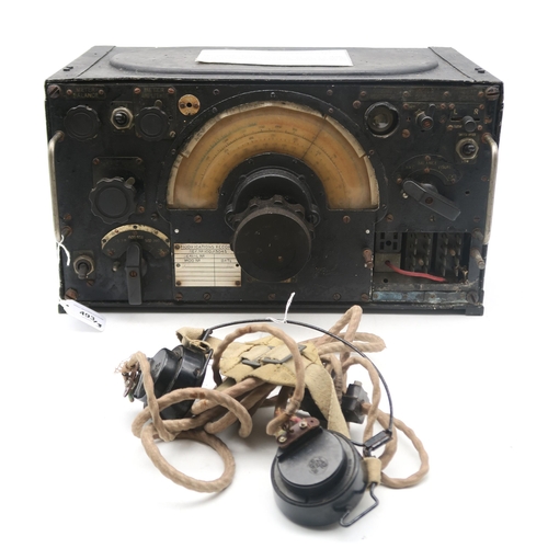 368 - A WW2-period H1155 radio receiver, with label affixed reading 