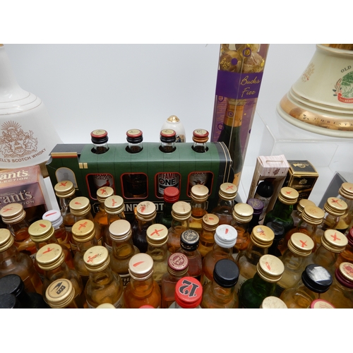 2697D - SCOTCH WHISKY MINIATUTRESTo Include Highland Fusilier, Queen Anne, Finlaggan Together With Miniature... 