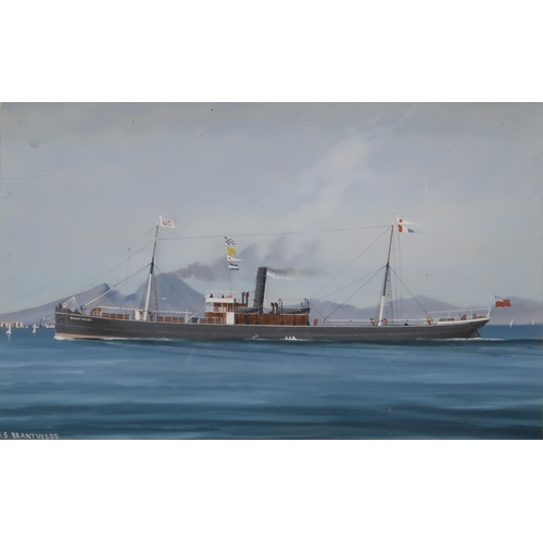 1000 - SCOTTISH SCHOOL S.S. BRANTWOOD Gouache, 36 x58cm