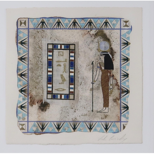 964 - VICTORIA CASSIDY (BRITISH b.1965)  HATHOR Watercolour, signed lower right, dated 1993... 