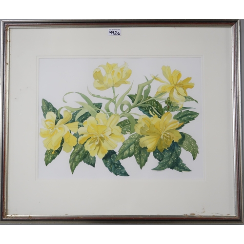 992 - JUNE SHANKS (SCOTTISH CONTEMPORARY) LETTERFERN, LOCH OUICH Watercolour, signed lower right, dated (1... 