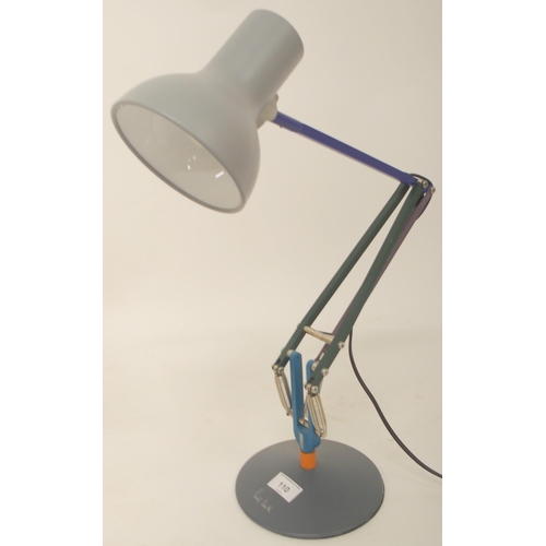 110 - A contemporary Paul Smith Anglepoise adjustable desk lamp