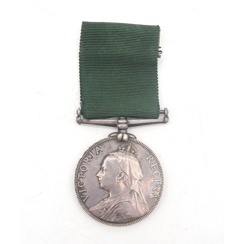 311 - A Victorian Volunteer Long Service Medal, awarded to 7030 Sergt. C. Rowland 3rd V.B. Royal Welsh Fus... 