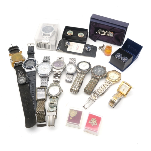 347 - Assorted fashion watches, to include Slazenger, Ben Sherman, Spirit etc.; together with a collection... 