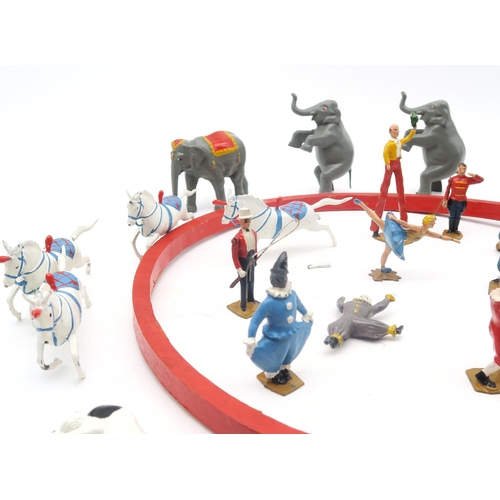 353 - A Britains circus set, with ring