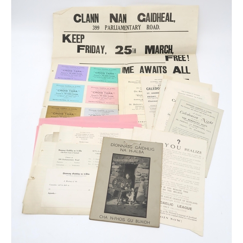 364 - An extensive archive of material relating to the Glasgow University Scottish Nationalist Association... 