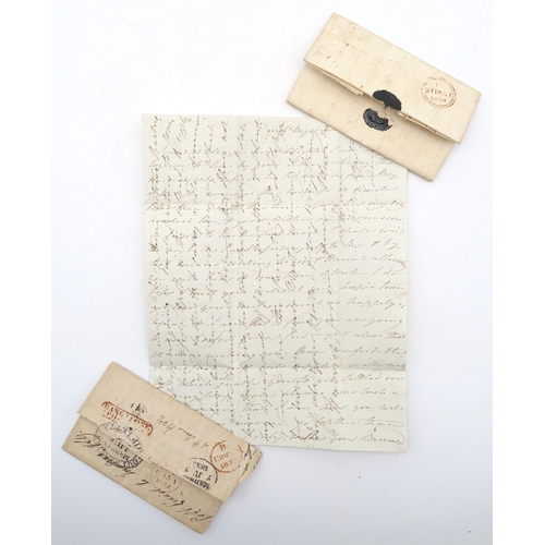 365 - An interesting collection of letters dated 1814-32, addressed to members of the Campbell family - a ... 