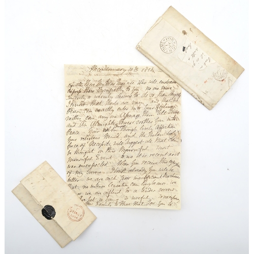 365 - An interesting collection of letters dated 1814-32, addressed to members of the Campbell family - a ... 