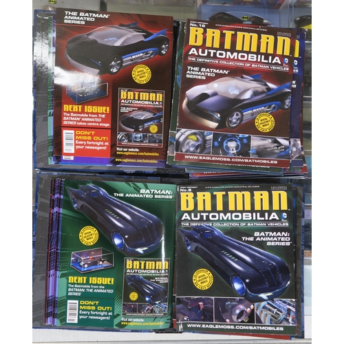 400 - A quantity of DC Comics Batman Automobilia model vehicles produced by Eaglemoss Collections, with ac... 