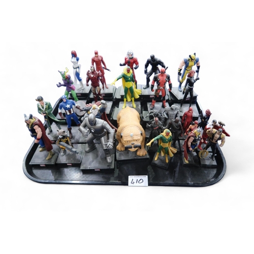 410 - A large quantity of boxed Marvel Movie Collection superhero figurines produced by Eaglemoss Publicat... 