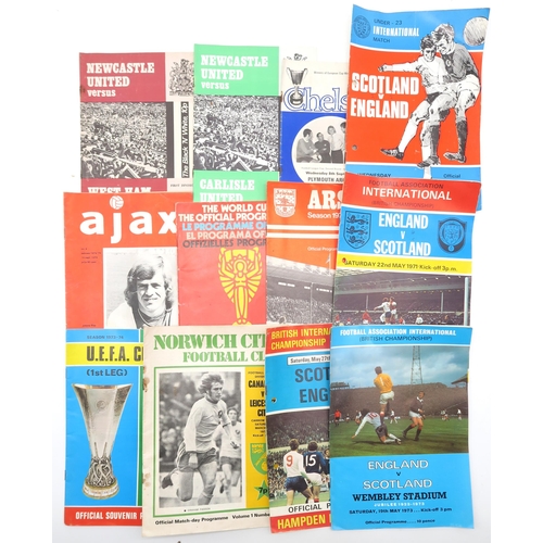 416 - A collection of 1970s-era Rangers F.C. matchday magazines; together with an assortment of 1960s and ... 