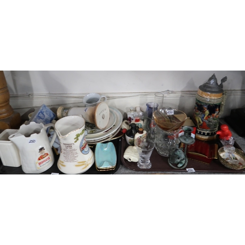 250 - Assorted Whisky water jugs including Clangrant and Talloch, John Begg, Teachers, other jugs etc