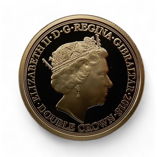 285A - Elizabeth II (1952-2022) Commemorative coins to include a 9 -Carat Gold  Double Crown 2018 from the ... 