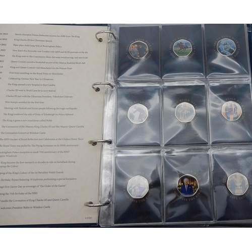 289 - Elizabeth II (1952-2022) Commemorative coins with various 50 pence sets to include Star Wars,  Hercu... 