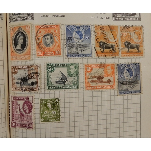 296 - A lot comprising The Improved Stamp Album SG containing a worldwide collection together with a stock... 