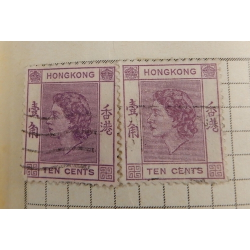 296 - A lot comprising The Improved Stamp Album SG containing a worldwide collection together with a stock... 