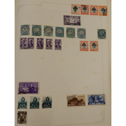 296 - A lot comprising The Improved Stamp Album SG containing a worldwide collection together with a stock... 