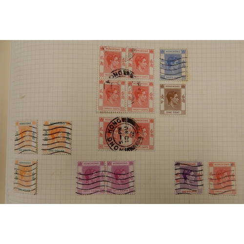 296 - A lot comprising The Improved Stamp Album SG containing a worldwide collection together with a stock... 