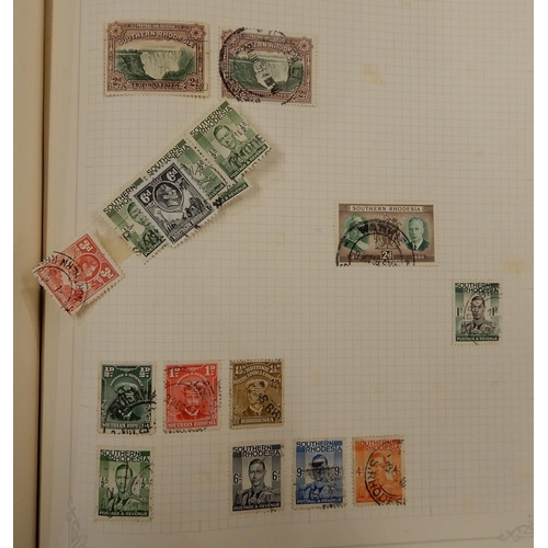 296 - A lot comprising The Improved Stamp Album SG containing a worldwide collection together with a stock... 