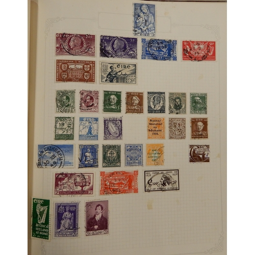 296 - A lot comprising The Improved Stamp Album SG containing a worldwide collection together with a stock... 