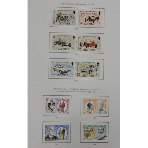 296A - A stamp collection in nine albums and various stock books to include Stanley Gibbons Great Britain P... 