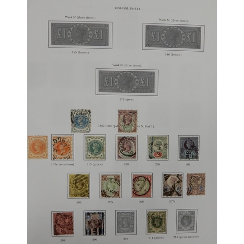 296A - A stamp collection in nine albums and various stock books to include Stanley Gibbons Great Britain P... 