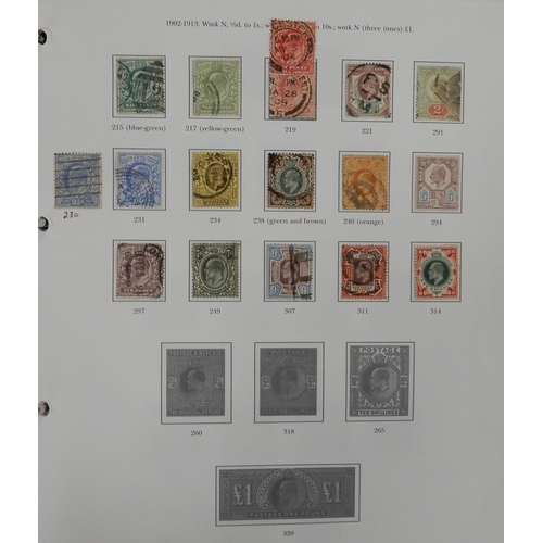 296A - A stamp collection in nine albums and various stock books to include Stanley Gibbons Great Britain P... 