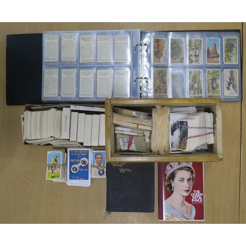 299 - A lot of various cigarette cards with Park Drive, Brooke Bond picture cards etc