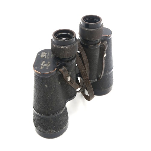 2608A - A PAIR OF WW2 GERMAN THIRD REICH D.F. 7x50 BINOCULARS BY CARL ZEISS, JENAThe left top plate marked w... 