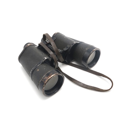 2608A - A PAIR OF WW2 GERMAN THIRD REICH D.F. 7x50 BINOCULARS BY CARL ZEISS, JENAThe left top plate marked w... 