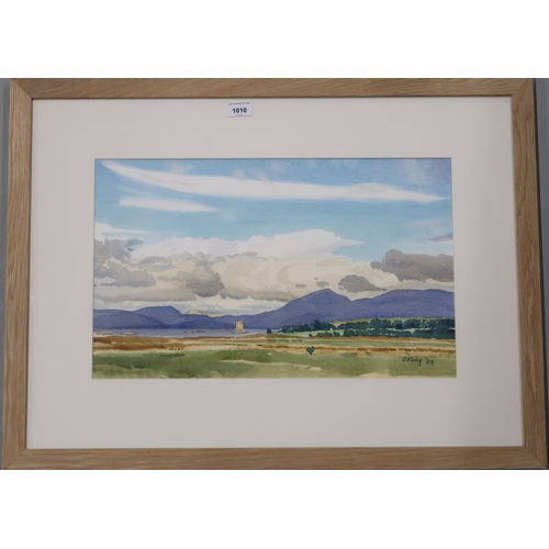 1010 - HENRY EDWARD 'TED' ODLING (BRITISH 1921-2007) CASTEL STALKER, APPIN Watercolour, signed lower right,... 