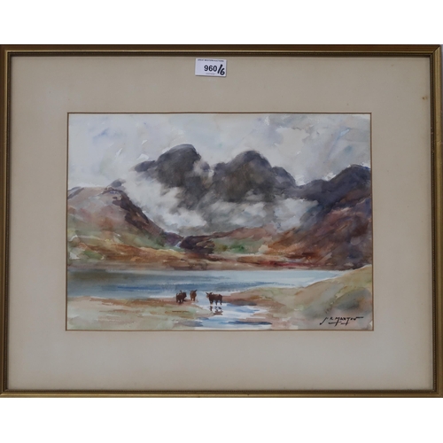 960 - JOHN KIDD MAXTON (SCOTTISH 1878-1942) BLAVEN, SKYE Watercolour, signed lower right, 27 x 3... 