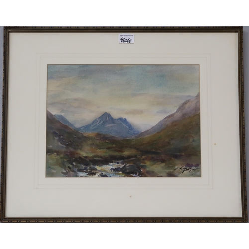 960 - JOHN KIDD MAXTON (SCOTTISH 1878-1942) BLAVEN, SKYE Watercolour, signed lower right, 27 x 3... 