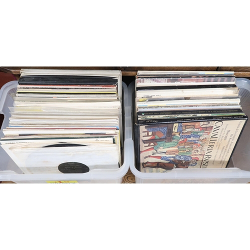 53 - A lot comprising two boxes of assorted vinyl record primarily classical music (2)