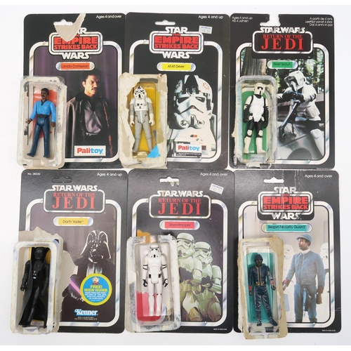 543 - A collection of vintage Palitoy/Kenner Star Wars action figures, with many retaining packaging (open... 