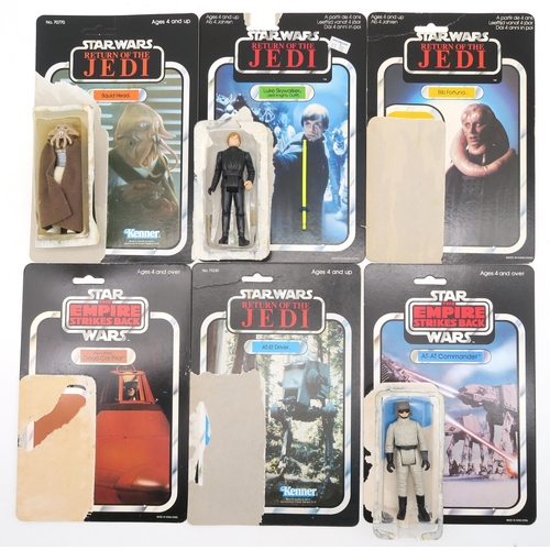 543 - A collection of vintage Palitoy/Kenner Star Wars action figures, with many retaining packaging (open... 