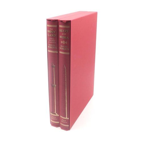 546 - FOLIO SOCIETYRoberts, David The Holy Land and Egypt and NubiaThe Folio Society, 2014, two individual... 