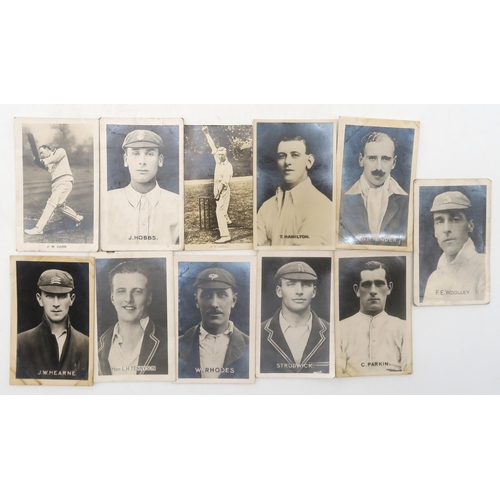 561 - A quantity of football, boxing and cricket photographic collectors' cards, circa-1920s, issued by bo... 