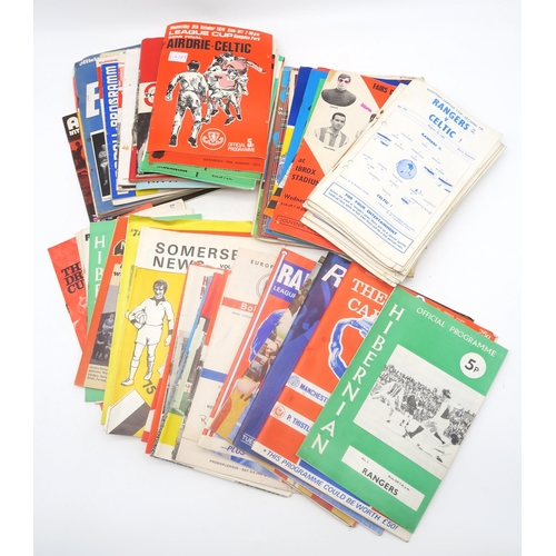 562 - A collection of 1960s and 70s-era football programmes, with a wide variety of Scottish and English c... 