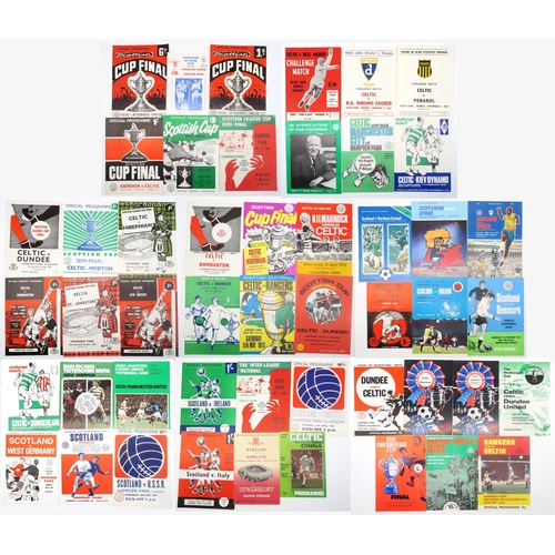 564 - A collection of 1960s-70s Scottish Cup/League Cup Quarter/Semi/Final programmes, together with some ... 