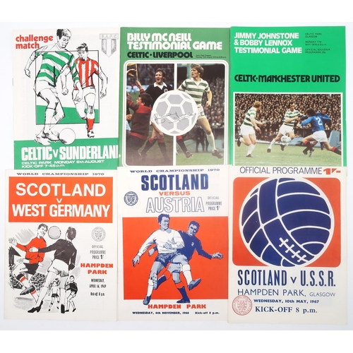 564 - A collection of 1960s-70s Scottish Cup/League Cup Quarter/Semi/Final programmes, together with some ... 