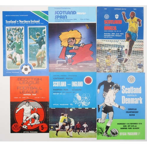 564 - A collection of 1960s-70s Scottish Cup/League Cup Quarter/Semi/Final programmes, together with some ... 