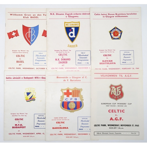 565 - The Lisbon Lions: a programme for the 1967 European Cup Final at the Estadio Nacional, Lisbon; toget... 