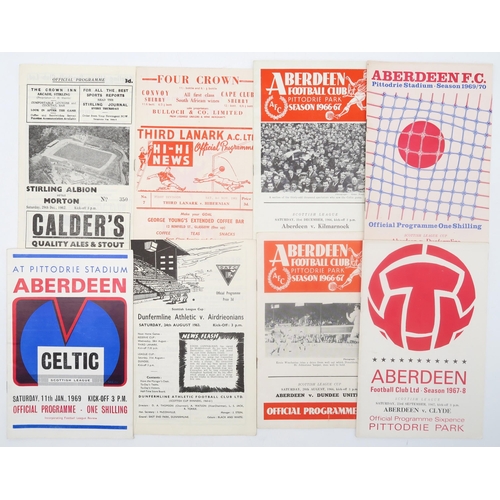 567 - A mixed collection of 1960s football programmes, to include Alloa Athletic, Stranraer, Greenock Mort... 